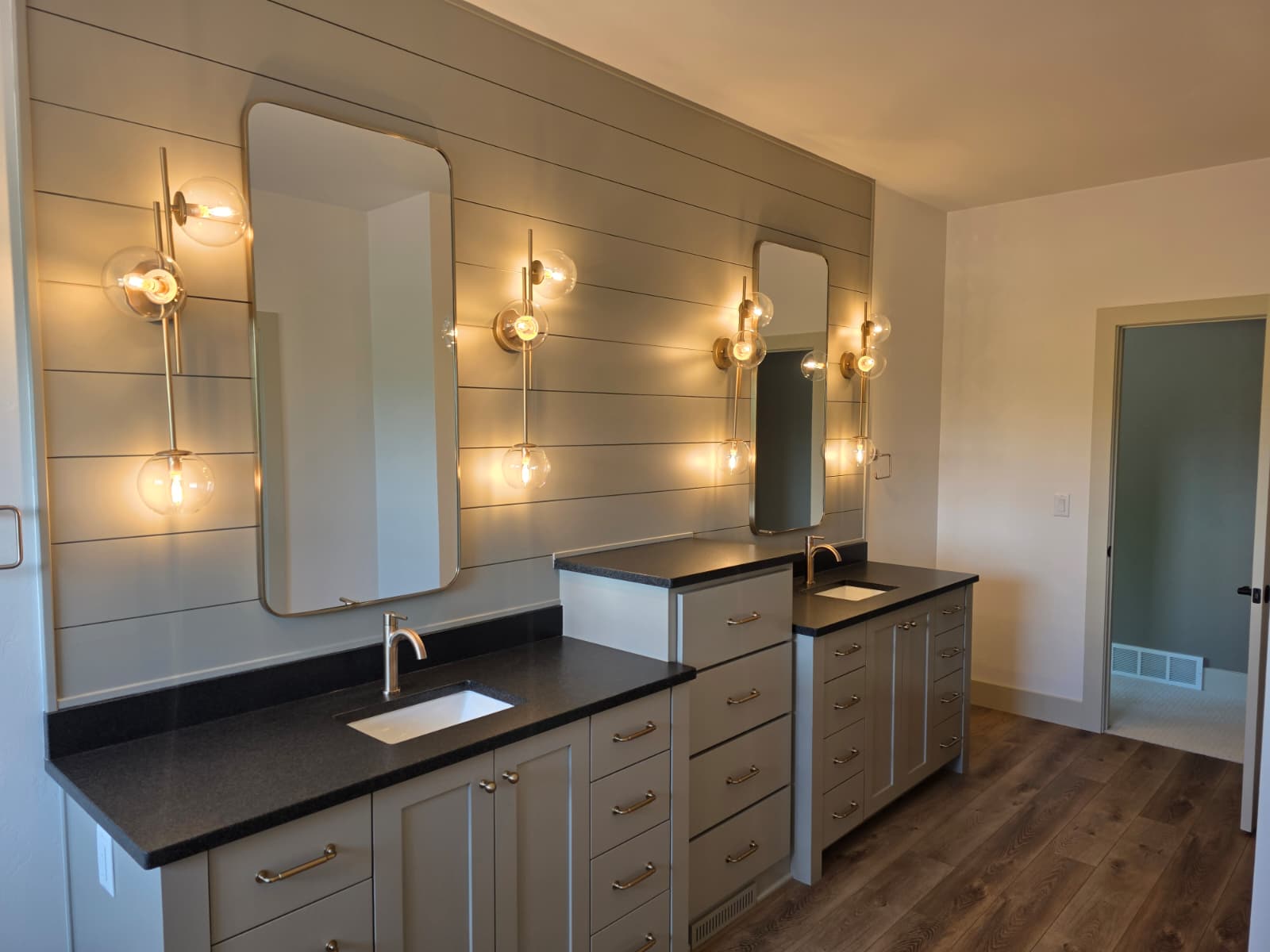 Post-construction bathroom cleaning in Appleton Wisconsin with detailed deep cleaning and polished fixtures